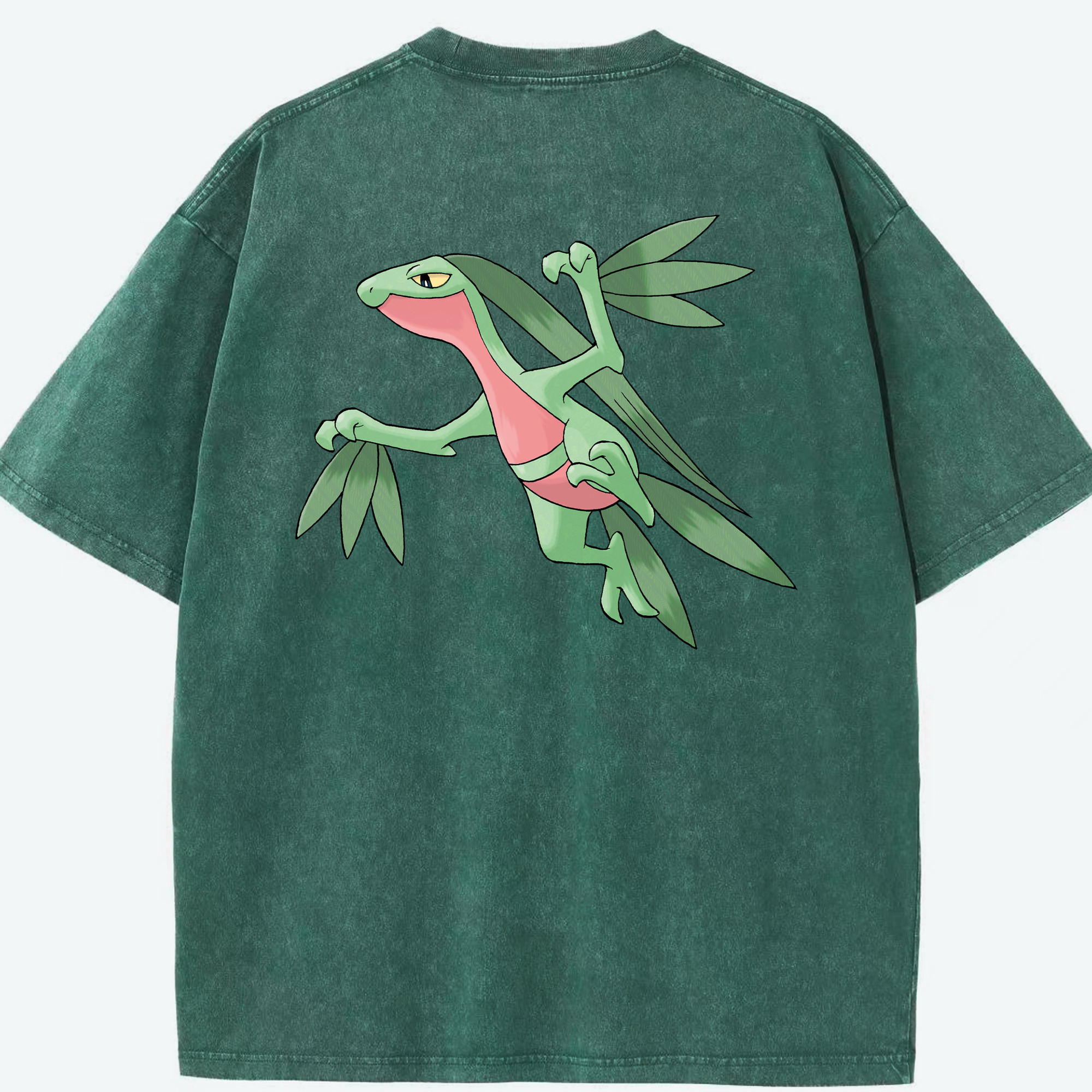 （画像用） ポケットモンスター Pokémon 綿100% ヴィンテージ風 半袖Tシャツ（背面プリント）